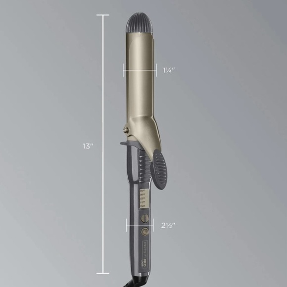 Conair Infinitipro Nano Tourmaline Ceramic 1.25" Curling Iron & Barrel Sleeve - Picture 9 of 12